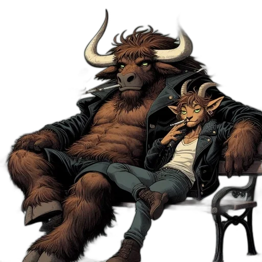 animal, concept art, comic book art, fantasy art transparent PNG cut-out