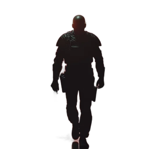 robot, jacket, creature, mask transparent PNG cut-out