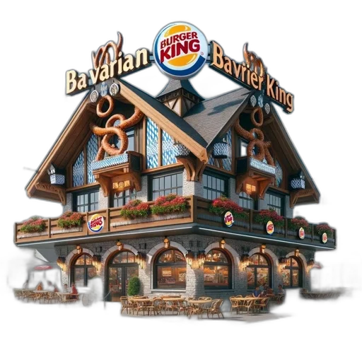 building, food, 3d render, concept art transparent PNG cut-out