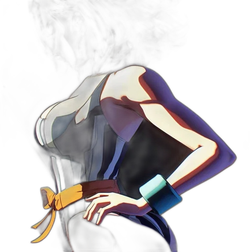 dress, mask, staff, weapon transparent PNG cut-out