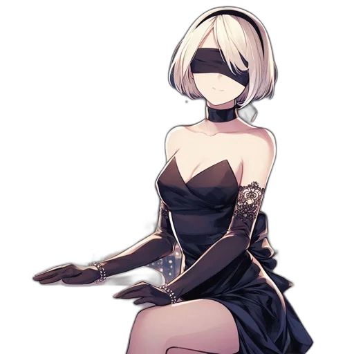 dress, mask, staff, weapon transparent PNG cut-out