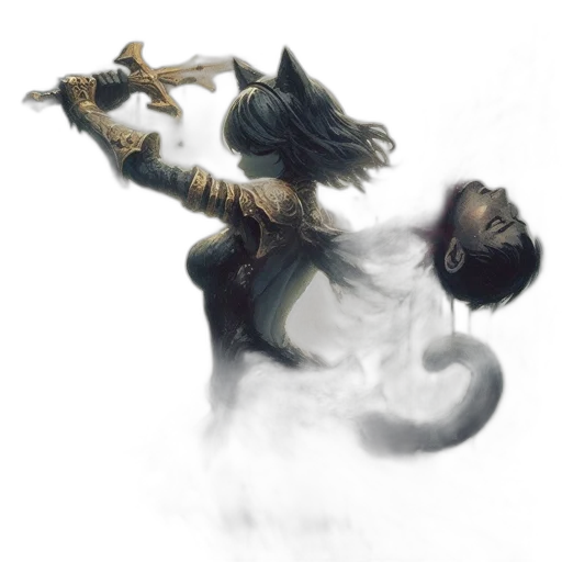dragon, creature, sword, weapon transparent PNG cut-out