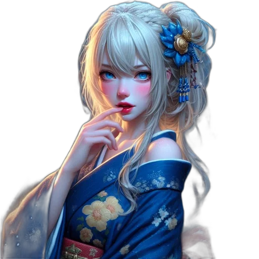face, staff, dress, dragon transparent PNG cut-out