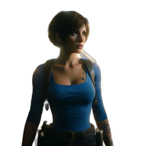 dress, face, weapon, robot transparent PNG cut-out