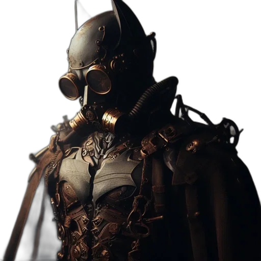 mask, concept art, 3d render, comic book art transparent PNG cut-out