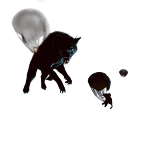 creature, animal, staff, concept art transparent PNG cut-out