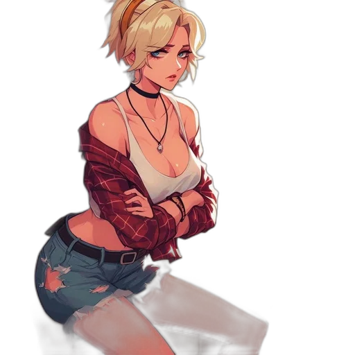 jacket, dress, weapon, pixel art transparent PNG cut-out
