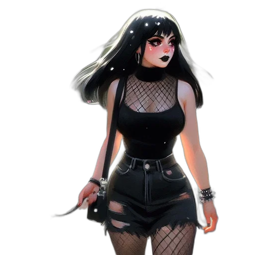 dress, weapon, staff, concept art transparent PNG cut-out