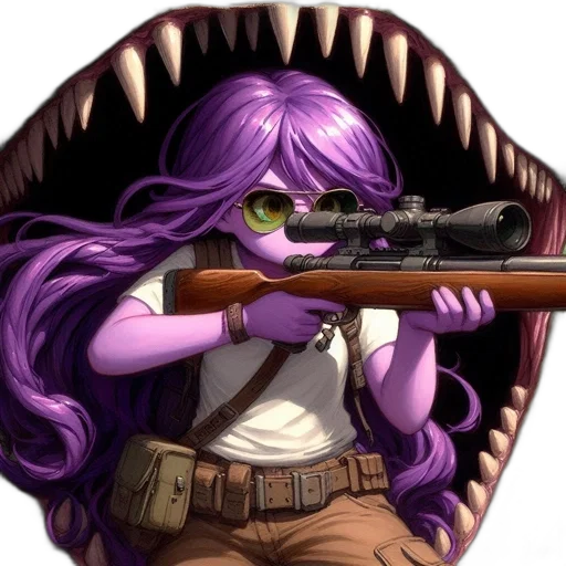 weapon, staff, animal, creature transparent PNG cut-out