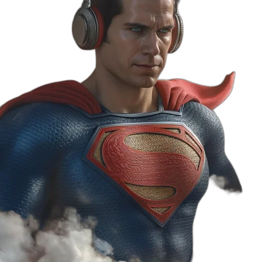 face, 3d render, concept art, comic book art transparent PNG cut-out