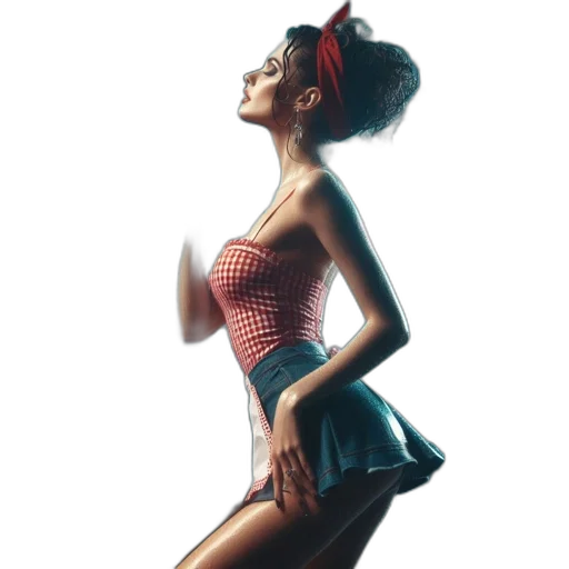 dress, 3d render, photorealistic, concept art transparent PNG cut-out