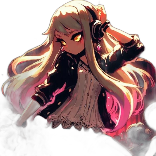staff, mask, hair, weapon transparent PNG cut-out