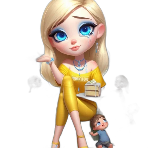 staff, dress, jewelry, fantasy art transparent PNG cut-out