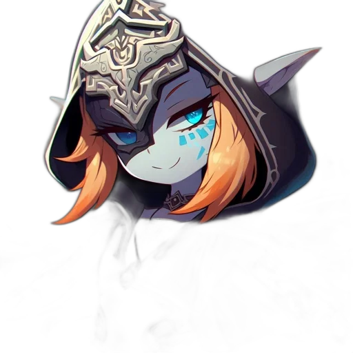 mask, crown, hat, staff transparent PNG cut-out