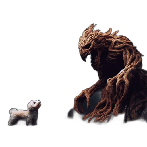 creature, hair, animal, dragon transparent PNG cut-out