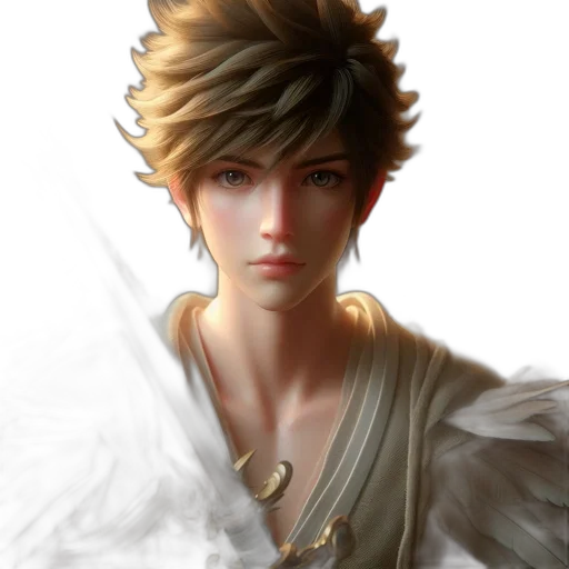 dragon, face, staff, hair transparent PNG cut-out