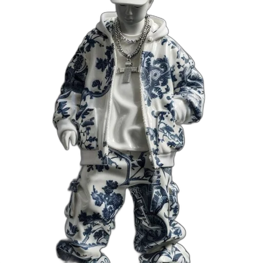 jacket, robot, 3d render, photorealistic transparent PNG cut-out