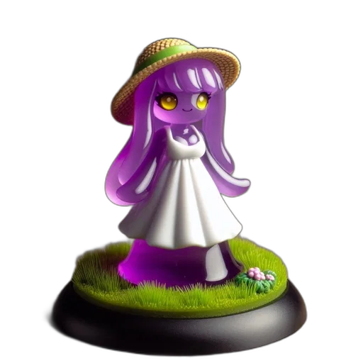 hat, staff, 3d render, concept art transparent PNG cut-out