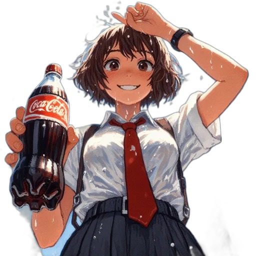 bottle, dress, food, robot transparent PNG cut-out