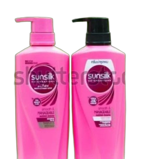 two, pink, sunsilk, shampoo transparent PNG cut-out