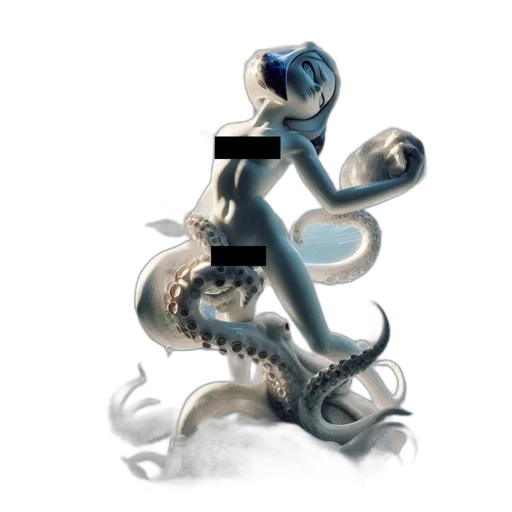 robot, dragon, creature, staff transparent PNG cut-out