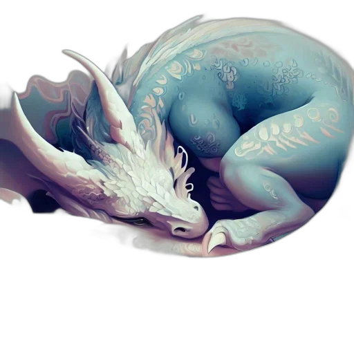 dragon, creature, mask, animal transparent PNG cut-out