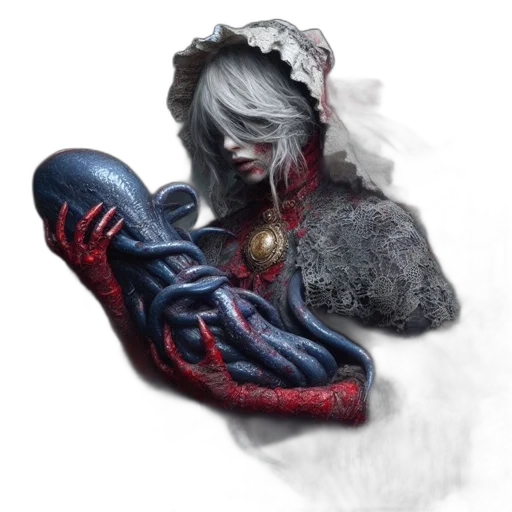 shoes, mask, creature, face transparent PNG cut-out