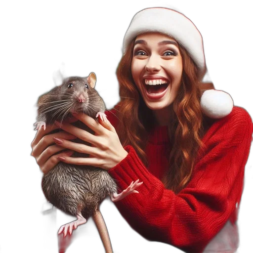 animal, hat, creature, photorealistic transparent PNG cut-out
