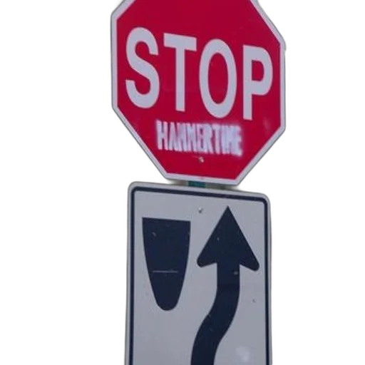 3d render, stop, sign, has transparent PNG cut-out