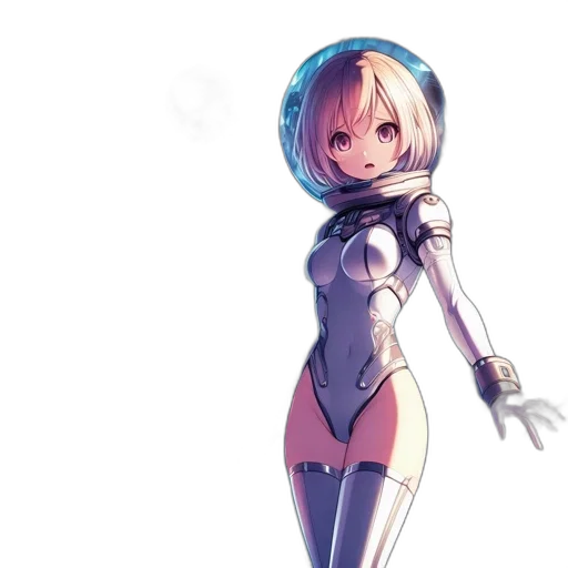 robot, dress, staff, weapon transparent PNG cut-out