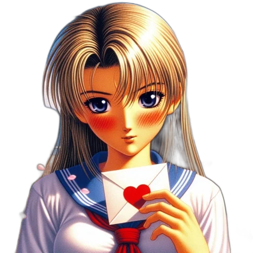 face, anime, photorealistic, pixel art transparent PNG cut-out