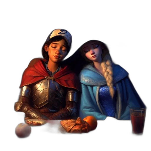 hat, staff, fantasy art, concept art transparent PNG cut-out