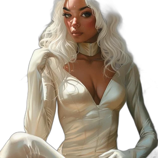 dress, comic book art, concept art, fantasy art transparent PNG cut-out