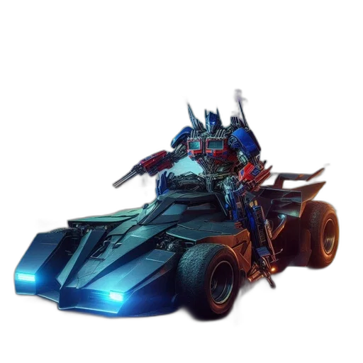 weapon, car, robot, dragon transparent PNG cut-out