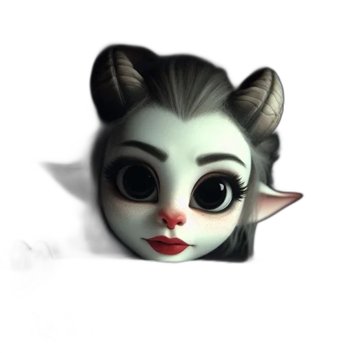 mask, face, staff, creature transparent PNG cut-out