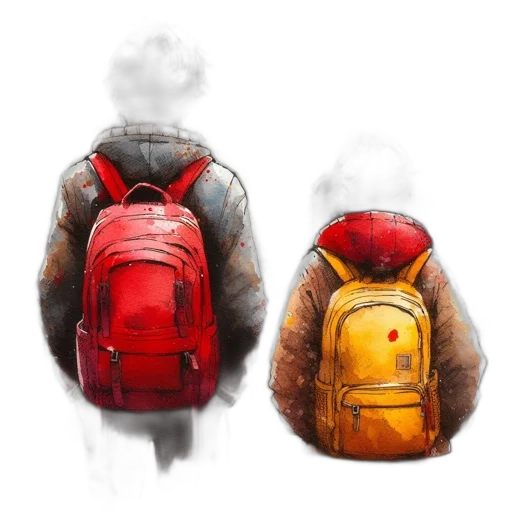 jacket, concept art, watercolor, 3d render transparent PNG cut-out