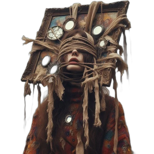 mask, face, jacket, staff transparent PNG cut-out