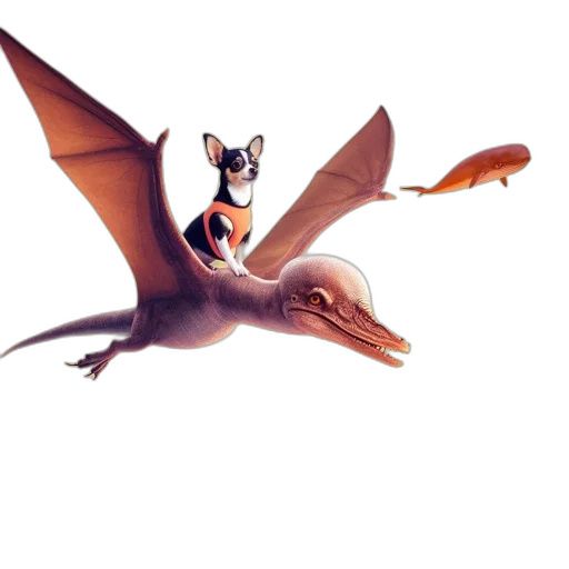 dragon, animal, creature, staff transparent PNG cut-out