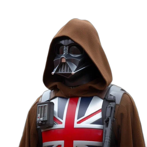 jacket, mask, concept art, 3d render transparent PNG cut-out