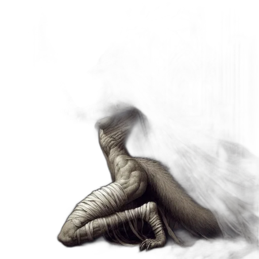 weapon, dragon, mask, staff transparent PNG cut-out