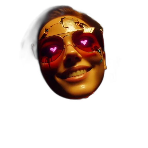 mask, face, crown, creature transparent PNG cut-out