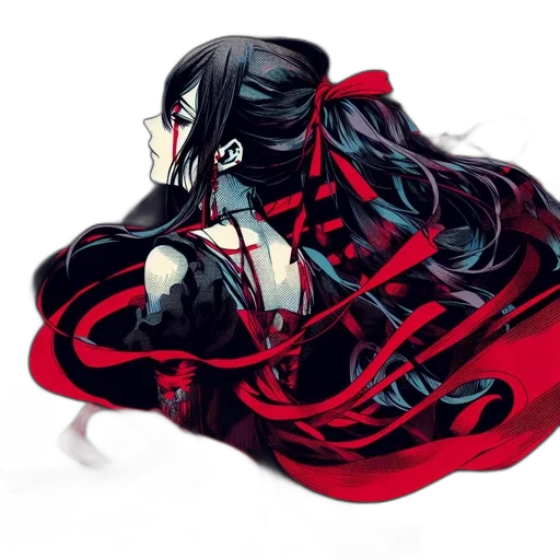 dress, mask, hair, crown transparent PNG cut-out