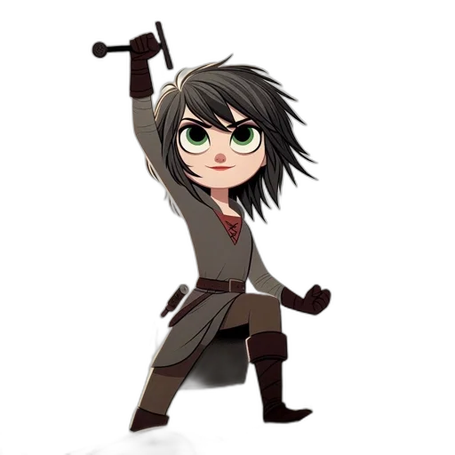 staff, weapon, sword, fantasy art transparent PNG cut-out