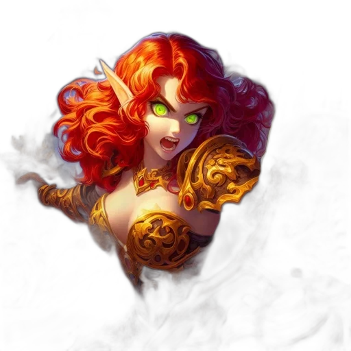 fantasy art, concept art, pixel art, comic book art transparent PNG cut-out