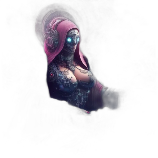 mask, dress, robot, face transparent PNG cut-out