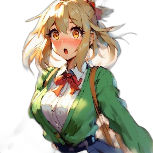 staff, dress, weapon, flower transparent PNG cut-out