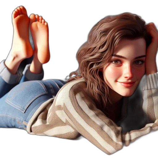 shoes, face, jacket, hair transparent PNG cut-out