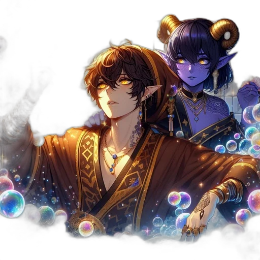 fantasy art, concept art, anime, pixel art transparent PNG cut-out