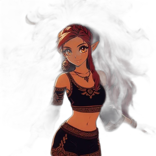 staff, dress, fantasy art, concept art transparent PNG cut-out