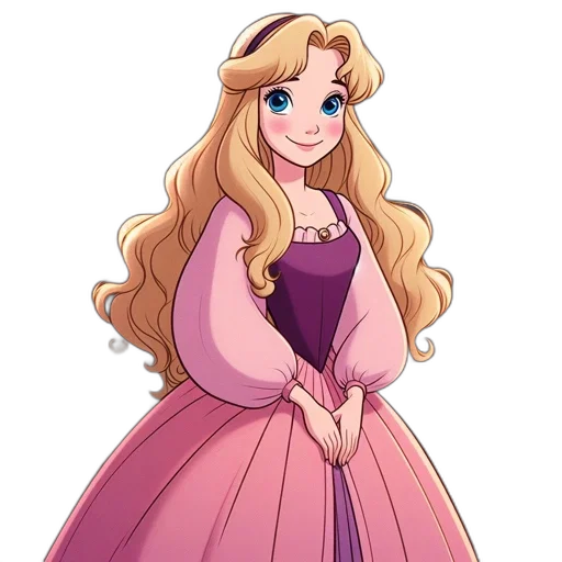dress, crown, face, cartoon transparent PNG cut-out